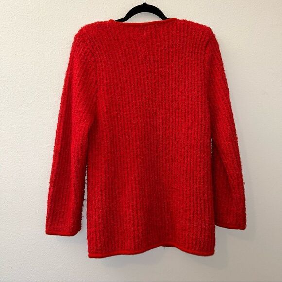 Vintage Ratio Acrylic Button Front Cardigan Sweater - Picture 5 of 7